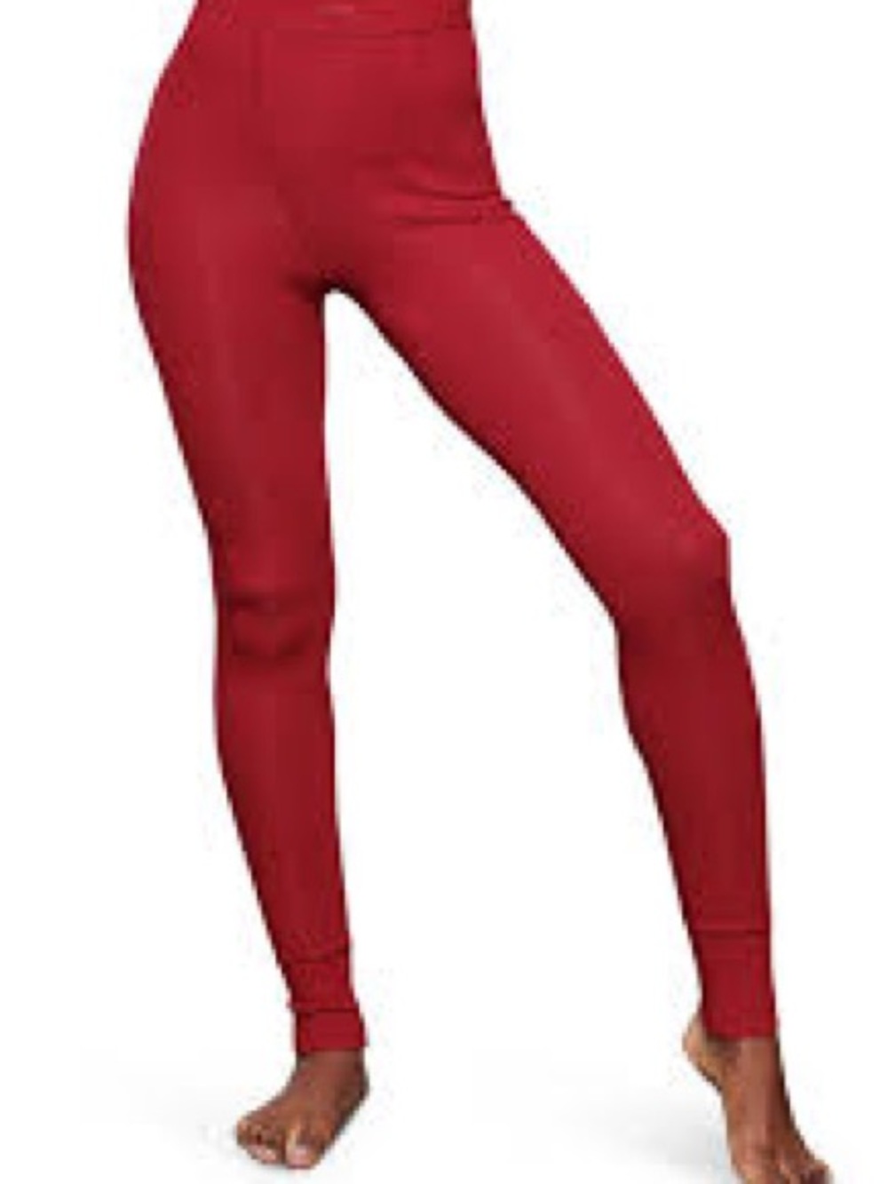 SKIMS Sculpting High-Waist Leggings in Red
